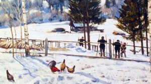 Сочинение по картине «Конец зимы. Полдень» К. Юона