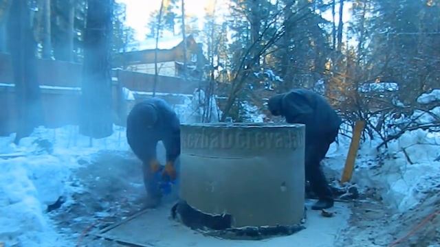 Обрезка бетонного кольца колодца смотреть онлайн