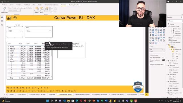 2023 ? Power BI - DAX tutorial desde cero ?Curso completo 2023, (Cálculos). смотреть онлайн