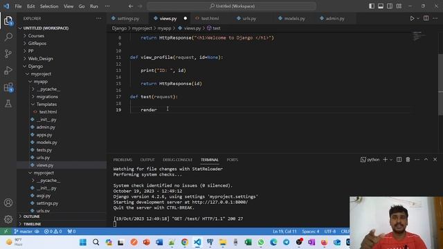 #9 | Django Templates | Python Django Tutorial for Beginners | Full Stack Development смотреть онлайн