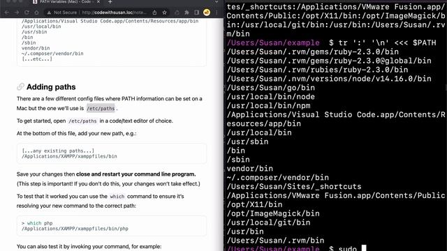 PATH Variable (Mac) смотреть онлайн