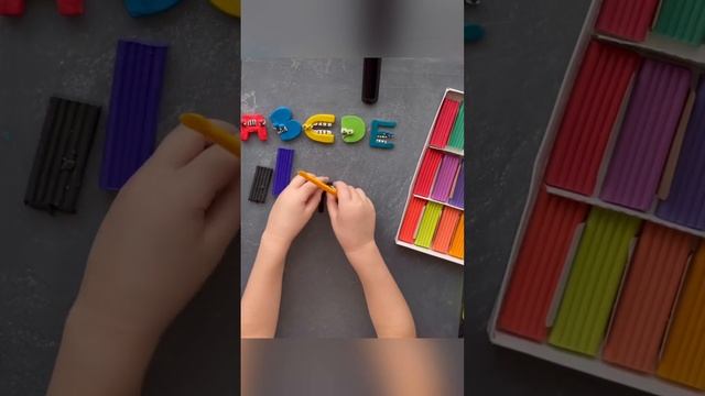 Буква F из alphabet lore. #alphabetlore #лепка #лепкавидео #пластилин #фигурки смотреть онлайн