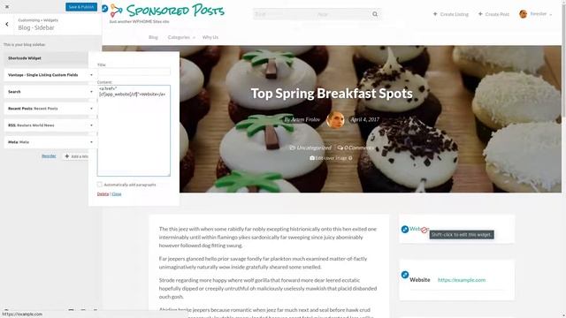 Sponsored Posts plugin - Add Sponsor's Website Button to the Single Post sidebar смотреть онлайн