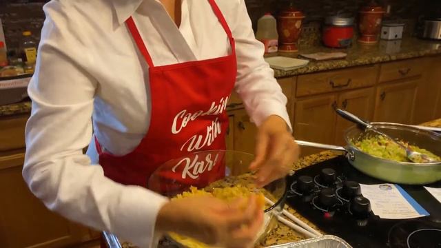 Cornbread Dressing from scratch Cooking With Karen смотреть онлайн