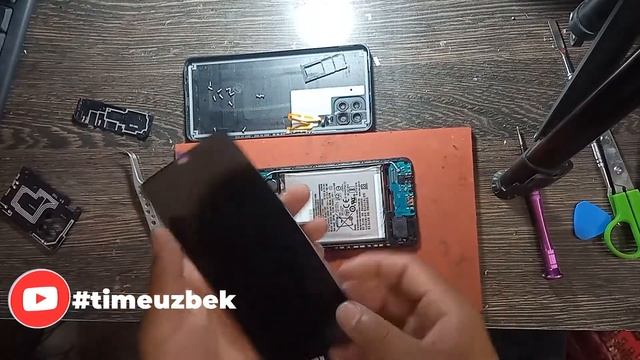 SAMSUNG A12 EKRAN ALMASHTIRISH / ЗАМЕНА ЭКРАН SAMSUNG A12