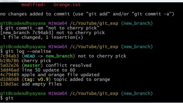 git - cherry pick смотреть онлайн