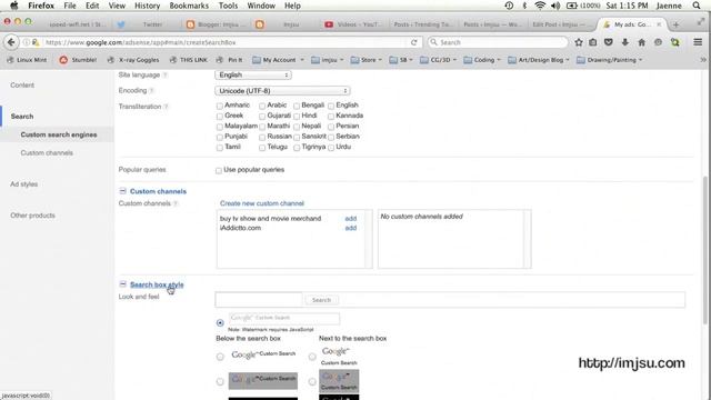 Blogspot #10 ( Also Wordpress ): How to Create Google Custom Search Engine. смотреть онлайн