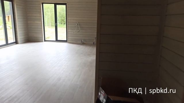 Обзор. Одноэтажный каркасный дом 90 квадратных метров с террасой смотреть онлайн