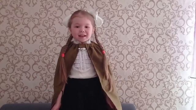 Янсуфина Риана, Вагайский детский сад Родничок, стихотворение "Что такое День Победы!" (А.Усачев) смотреть онлайн