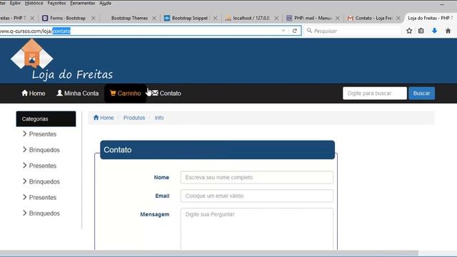 Loja Virtual com PHP 7 - Aula 46 - Redirecionamentos com html смотреть онлайн