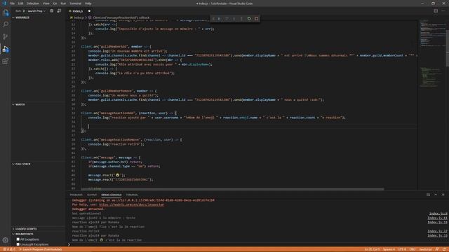 [FR] Créer un bot discord en 2020 | #3 - RÉACTIONS + REACTION ROLE - node js / Discord js v12 смотреть онлайн