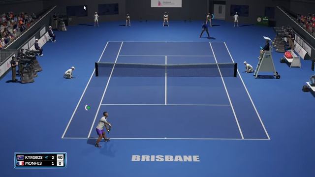AO Tennis 2 | KYRGIOS VS MONFILS | On NVIDIA Geforce 940MX - i5 7200U - 16GB RAM смотреть онлайн