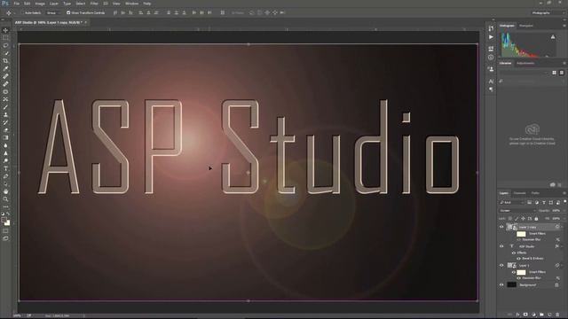 Photoshop tutorial : How to created Awesome 3D Text 2016 смотреть онлайн