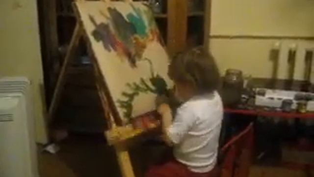 Мне 2,2 годика и я уже занимаюсь живописью смотреть онлайн