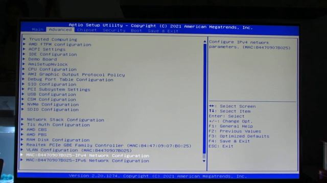 Beelink SER3 AMD Ryzen 7 3750H Mini PC BIOS Settings and options смотреть онлайн