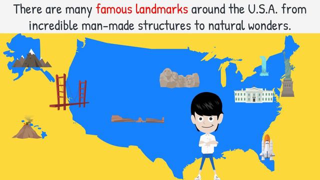 The USA! Help Kids Learn All About The USA With This Fun Animation For Schools.