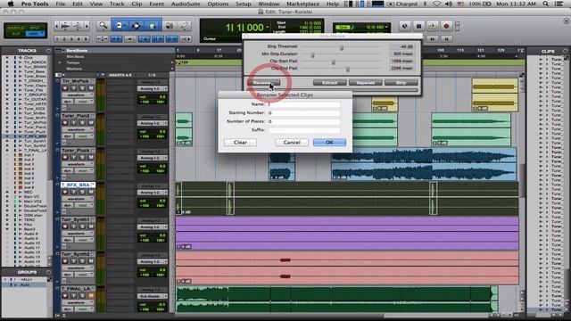 Уроки Pro Tools - Использование Strip Silence смотреть онлайн