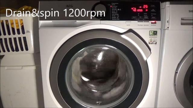 Washing And Drying With AEG!