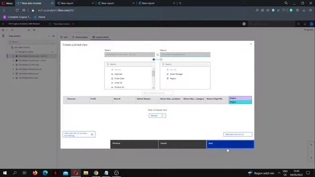 IBM Cognos Joins/Unions and Data Modeling смотреть онлайн
