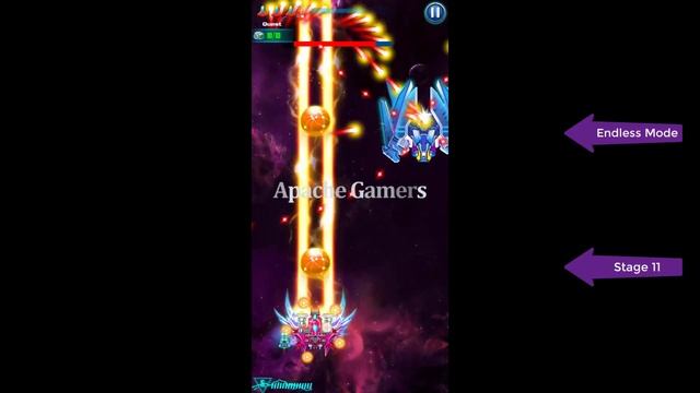 [New Booster] How To Play Galaxy Attack: Alien Shooter I Endless Mode I Stage 11 смотреть онлайн