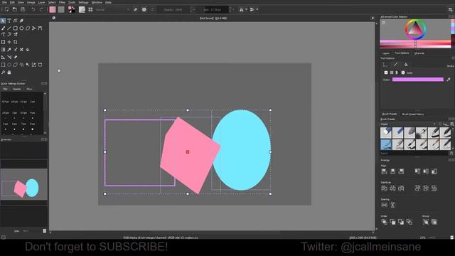 Krita Tutorial 4.1+: The ARRANGE Docker! Vectors Only! смотреть онлайн
