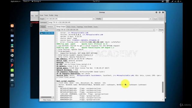 Взлом 003 Сканируем порты с помощью графического интерфейса смотреть онлайн