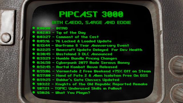 SOME FALLOUT Skills Are Lacking; Let's FIX THEM - PIPCAST 3000 #59 - Fallout/Gaming Podcast смотреть онлайн