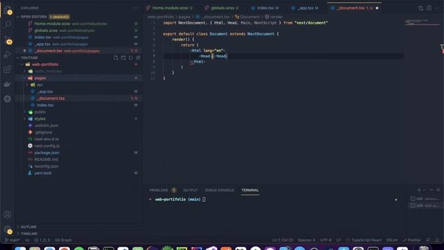 NextJS - Creating and setup application using Typescript and SASS #1 смотреть онлайн