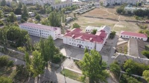 Новоалексеевка это не только железнодорожная станция. Вид на посёлок с высоты птичьего полёта.