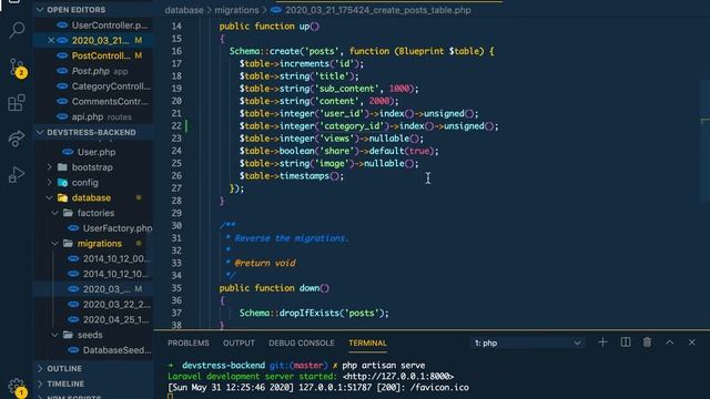 Vue + Vuetify Blog with Laravel REST API #13 Relationhip controllers смотреть онлайн