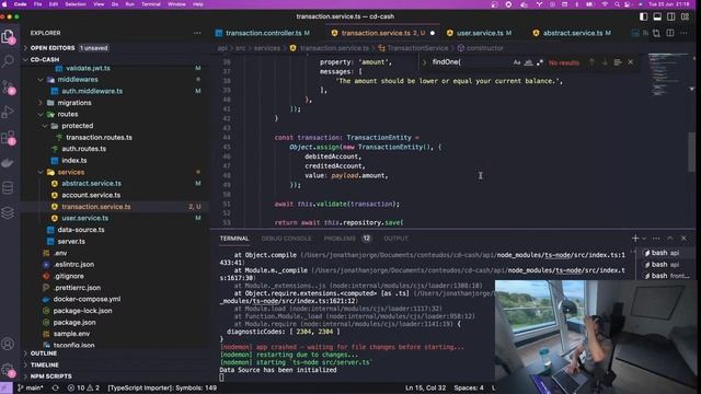 Estudo Comigo #5 - Criando um Sistema FullStack com #ReactJs, #NodeJs, #TypeScript, #Docker e #MySq смотреть онлайн