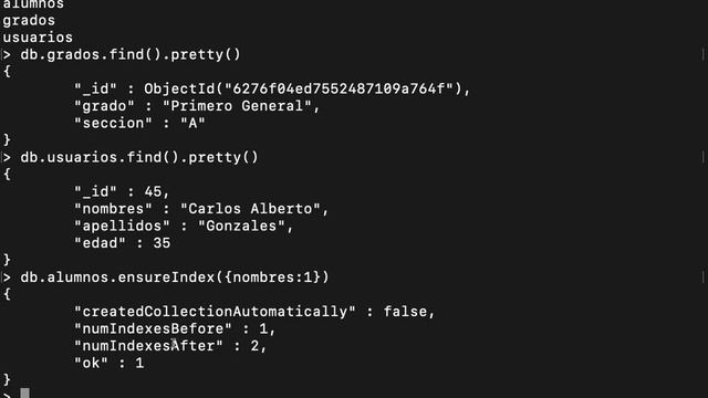 Uso de indices en MongoDB смотреть онлайн