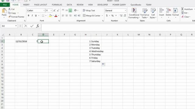 How to use the Weekday Function determine the day of the week for a date, Excel смотреть онлайн
