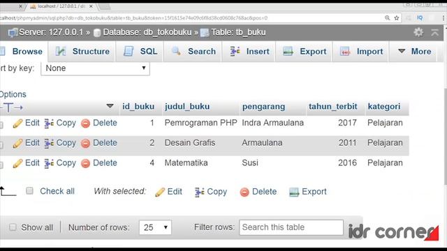PHP CRUD (#3) - Merubah Data (UPDATE / EDIT) смотреть онлайн