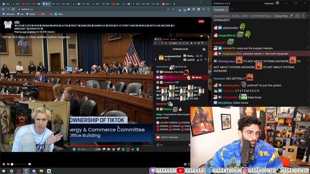 xQc and Hasanabi on TikTok BAN (FULL CALL) | Hasanabi & xQc React to TikTok Ban by US Congress смотреть онлайн
