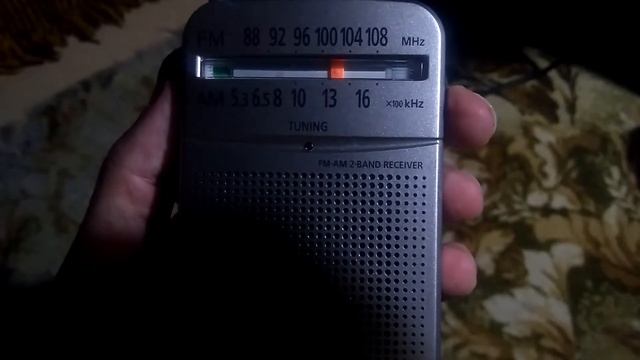 Тест (Test) карманного радиоприемника Panasonic RF-P50D. АМ Диапазон смотреть онлайн