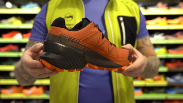 Кроссовки мужские Salomon Speedcross 5 GTX Burnt Brick/Black за 40 секунд смотреть онлайн