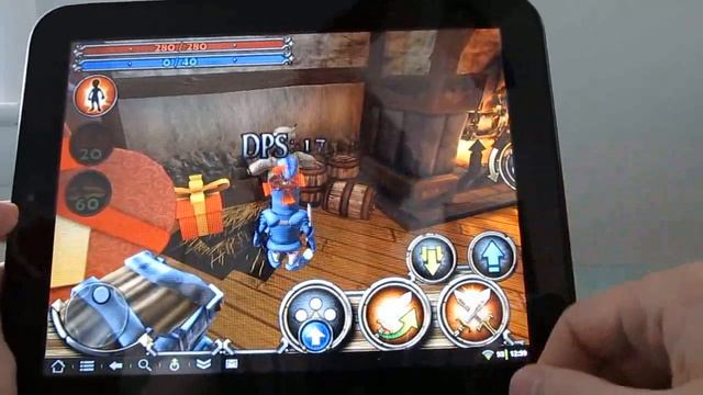 Android games on the HP TouchPad tablet смотреть онлайн