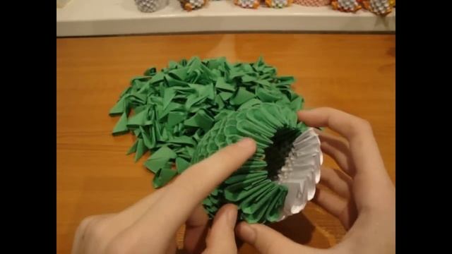 3D origami frog tutorial смотреть онлайн