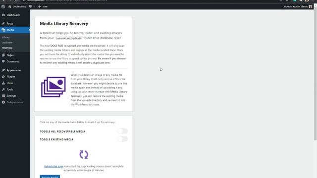 Media Library Recovery - Restore Your Uploads Directory Lost Media - WordPress Plugin смотреть онлайн