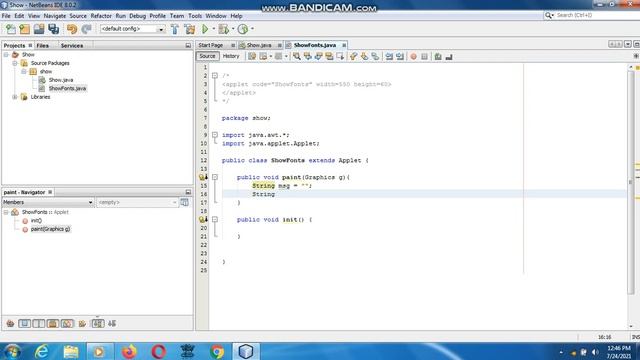 Java the complete Reference Ninth Edition (Chapter 25) Example (8) Determining the Available Fonts смотреть онлайн