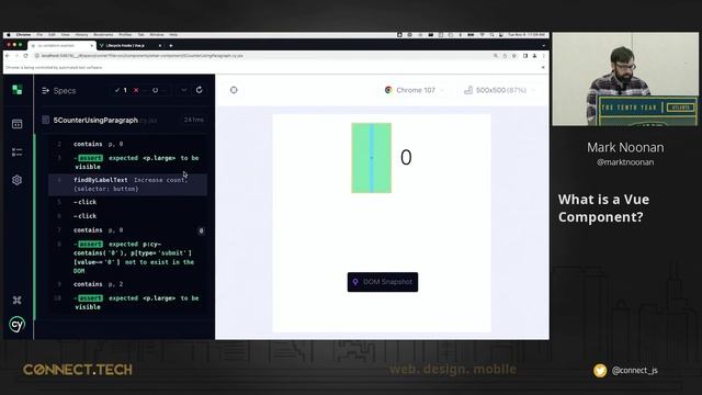 Connect.Tech 2022 - Mark Noonan - What is a Vue Component смотреть онлайн