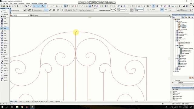 Archicad tutorial: how to make an wrought iron gate смотреть онлайн