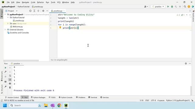 String Iteration in Python | Python Tutorial for Beginners in Hindi смотреть онлайн