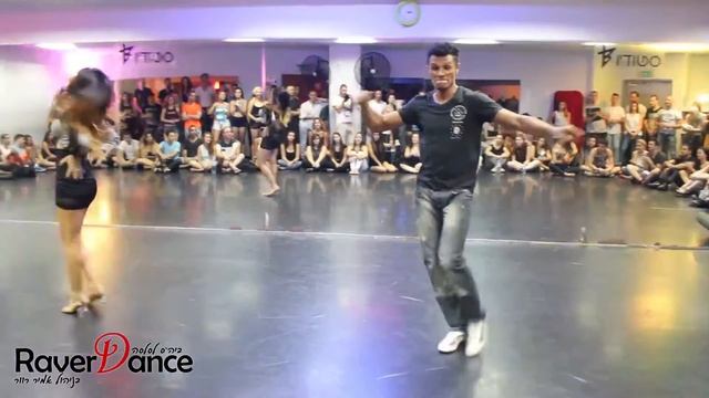 Leo Bruno & Romina Hidalgo - Zouk Lambada demo performance смотреть онлайн