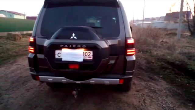Mitsubishi Pajero: Led тюнинг фонарей (вариант №2) смотреть онлайн