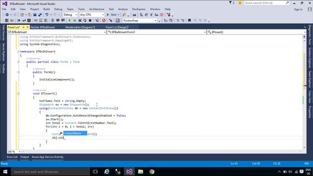 Entity Framework - How to use SQL Bulk Insert | FoxLearn смотреть онлайн