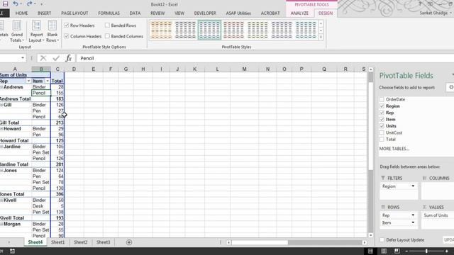 8. Excel Basic in Marathi (Pivot Table - Part 1) смотреть онлайн