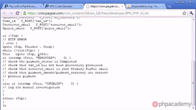 PHP Tutorials PayPal IPN User Premium Membership 6 10 смотреть онлайн