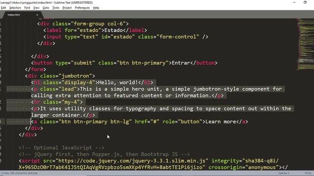 Curso de Bootstrap 4 Site responsivo - Aula 13 de 15 Jumbotron смотреть онлайн